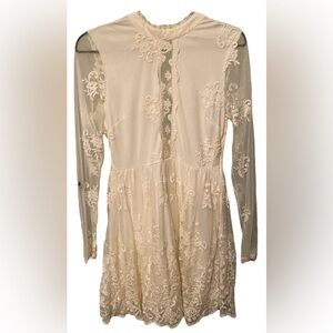 Forever 21 L White Cream Dress